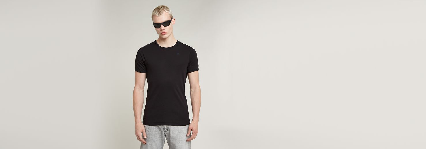 Basic T-Shirt 2-Pack | ブラック | G-Star RAW® JP